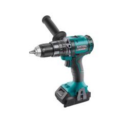 EXTOL INDUSTRIAL BLMD-221JS vrtací šroubovák aku s příklepem SHARE20V, BRUSHLESS, 20V Li-ion, 2Ah, 8791802