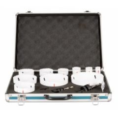 Makita D-75764 - sada děrovek BiM 13 ks v hliníkovém kufru
