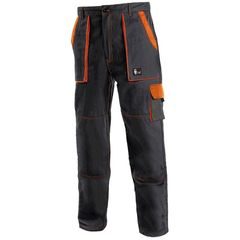 Kalhoty do pasu CXS LUXY JOSEF, pánské, černo-oranžové, vel. 52