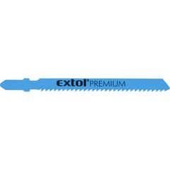 EXTOL PREMIUM plátky do přímočaré pily 5ks, 75x2,5mm, Bi-metal, 8805203