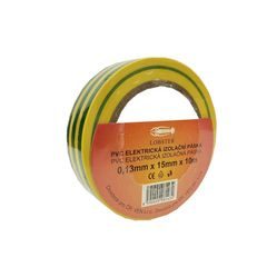 Elektropáska 10m, 15mm žlutozelená