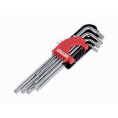 Kreator KRT408303 Sada klíčů HEX dlouhé 9ks TORX