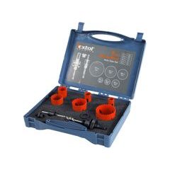 EXTOL PREMIUM vrtáky korunkové, instalatérské, 6 průměrů O 19-57mm, HSS/Bi-metal, 8801602