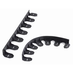 Palisáda okraj 4800x45mm černá