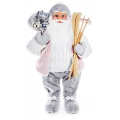 Dekorace MagicHome Santa růžový, 60cm