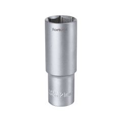 FORTUM hlavice nástrčná prodloužená 1/2", 21mm, L 77mm, 4700521