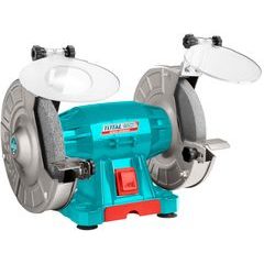 Total bruska stolní dvoukotoučová, 150W, 150mm, industrial, TBG15015