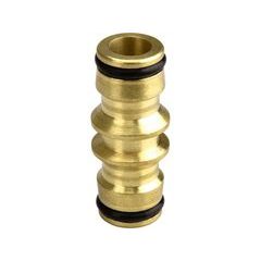 EXTOL PREMIUM spojka oboustranná, MOSAZ, 8876036