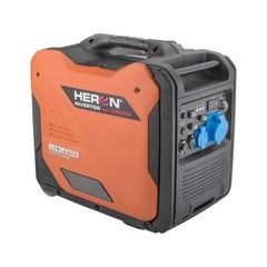 HERON elektrocentrála digitální invertorová, 5,5kW, elektrický start, dálkové ovládání, ATS-ready, podvozek, 8896227