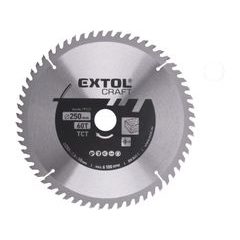 EXTOL CRAFT kotouč pilový s SK plátky, O 250x2,8x30mm, 60T, 19113