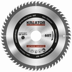 Kreator KRT020417 Pilový kotouč na dřevo 190mm, 60T