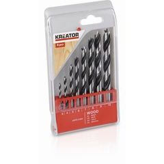 Kreator KRT012302 8 ks Vrtáků do dřeva SET 3-10 mm