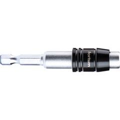 FORTUM držák hrotů do vrtačky, 1/4"x60mm, Quick-Lock, CrV, 4743202