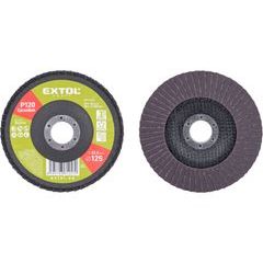 EXTOL CRAFT kotouč lamelový šikmý korundový, O125mm, P120, 903316