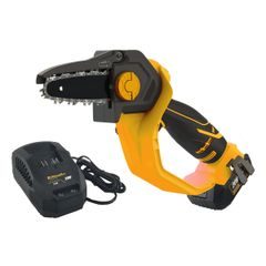 Riwall PRO RAHS 1820i SET aku ruční řetězová pila 20 V s bezuhlíkovým motorem + 2Ah baterie + nabíječka