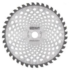 Nůž křovinořezu (kotouč) (D255*25.4) 40T will win PROCRAFT | H/P-40T Procraft