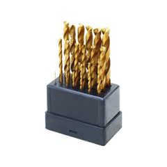 EXTOL CRAFT vrtáky do kovu, sada 19ks, ⌀1-10mm, HSS, 1119A