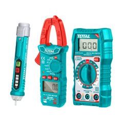 Total Sada digitálního multimetru, multimetru klešťového a zkoušečky AC napětí, Total, TMT43028