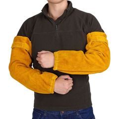 Kožený rukáv svářečský Industrial, 50cm, pár 2ks