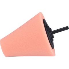 EXTOL PREMIUM kužel leštící pěnový, T40, oranžový, ⌀80mm, stopka 6mm, 8804567