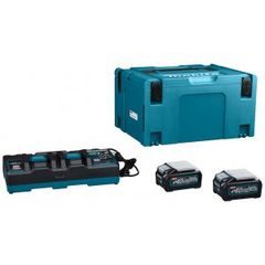 Makita 191U00-8 - sada Li-ion XGT 40V 2xBL4040+DC40RB+Makpac=new1911D8-0