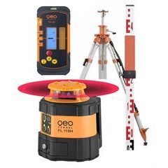 Sada FL 115 pro vodorovnou rovinu a sklony v ose X a Y se samourovnáním servomotorem