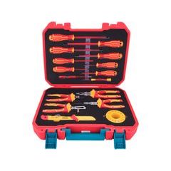 Total Sada elektrikářského nářadí, 16ks, 1000V, VDE, THKITH1601