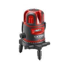 EXTOL PREMIUM laser zelený liniový, křížový samonivelační, 1H x 4V (+6D), 8823312