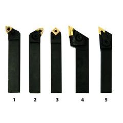 Soustružnické nože HM 16 mm, sada - 5 ks