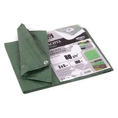 Plachta 80g ZELENÁ 3x5m