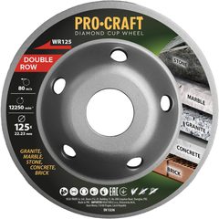 Diamantová brusná číška Procraft WR125 Double Row | WR125 Procraft