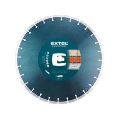 EXTOL INDUSTRIAL kotouč diamantový řezný segmentový na BETON, suché řezání, O 400x25,4x3,6mm, 8703083