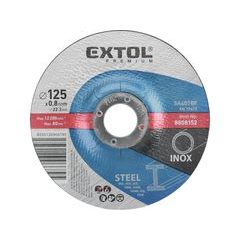 EXTOL PREMIUM kotouč řezný na ocel/nerez, O 125x0,8x22,2mm, 8808152