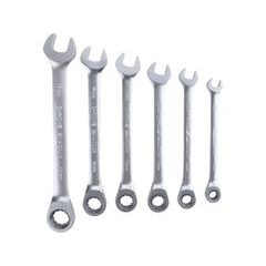 Total Klíče ráčnové očkoploché, sada 6ks, 8-17mm, industrial, THT102RK566