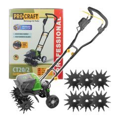 Aku kultivátor Procraft CT20/2 bb (bez baterie a nabíječky) | CT20/2bb Procraft