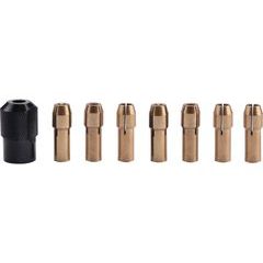 EXTOL CRAFT kleštiny, sada 8ks, ⌀1-1,6-2-2,3-3-2x3,2mm, hlavice M8×0,75, 404191