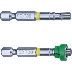 FORTUM hroty sada 2ks TORX s magnetickým kloboučkem, T 30x50mm, S2, 4741487