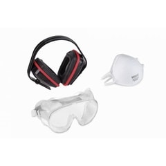 Kreator KRTS60001 Ochranná sada (sluchátka, brýle, respirátor)