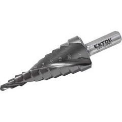 EXTOL INDUSTRIAL vrták stupňovitý s lamačem třísek, O 4-22mm/po 2mm, HSS-Co, 8701192