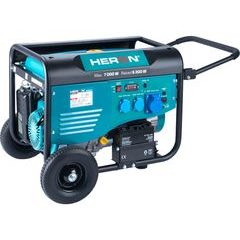 HERON elektrocentrála benzínová 15HP/7,0kW, pro svařování, elektrický start, podvozek, 8896421
