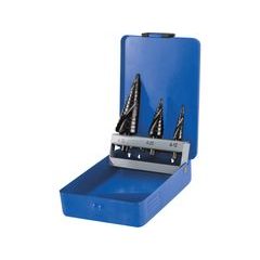 EXTOL CRAFT vrtáky stupňovité, sada 3ks, O 4-12/1mm, O 4-20/2mm, O 4-32/2mm, HSS, 20092