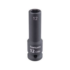 FORTUM hlavice nástrčná rázová 1/2", 12mm, L 78mm, CrMoV, 4703212