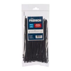 Premion PREP00019 Stahovací pásky černé 4,8 x 200mm 100ks