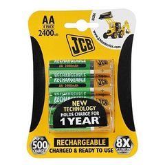 JCB RTU NiMH AA/R06, min.2400mAh, přednabitá, blistr 4ks