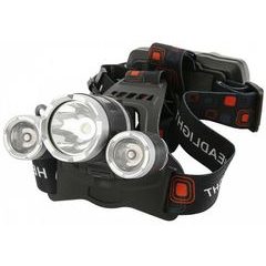 Čelovka Headlight H931, T6+2 XPE 300lm, 1200mAh, USB nabíjení