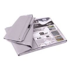 Plachta 130g ŠEDÁ 4x5m