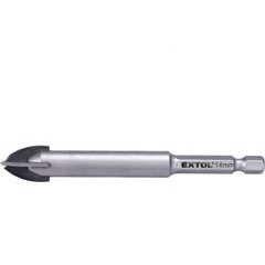 EXTOL PREMIUM vrták na sklo a keramiku karbidový, O 14mm, 8801894