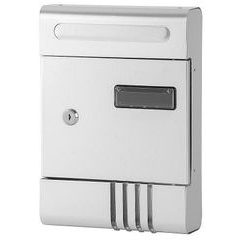 Poštovní schránka GL-17AL eloxovaný hliník, 29x21x6,5cm