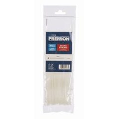 Premion PREP00016 Stahovací pásky bílé 2,5 x 200mm 100ks