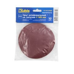 Brusný kotouč na suchý zip Р240, 125 mm, 10 ks | 07-00-2024 Kubis